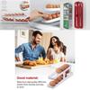 Rolldown Egg Dispenser Space-saving Egg Storage Rack For Refrigerator Gravity Feed Design Easy Egg Distribution