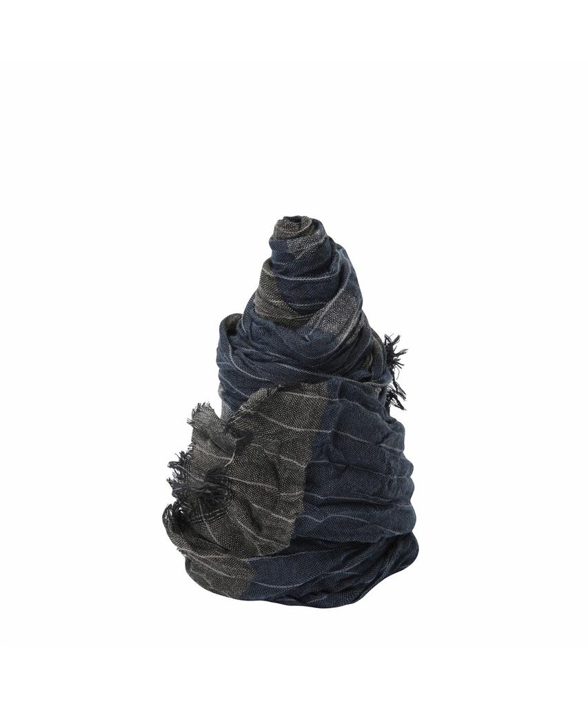 BRENTWOOD Transitional Navy Wrinkle Scarf Beajx26441Nyx