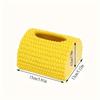 1PC Corn Design Tissue Box Holder Durable Plastic Home Decor for Living Room Dining Table Unique Storage Organizer Tissue Holder