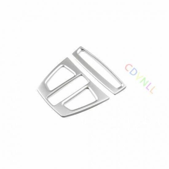 ABS Silver For 2013-2019 BMW 3 4 Series GT Front Reading Light Cover Trim 1PCS