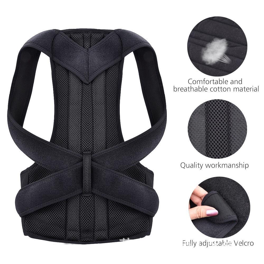 Nuevo Corrector de postura superior de la espalda Corrector de postura de soporte de clavícula Corrector de correa de soporte para hombros rectos