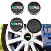 2025 Hot 4Pcs/set 56mm VRS Logo Car Wheel Center Caps Cover Sticker For Skoda Panal Octavia 2 3 A7 Fabia MK1 VRS Label Accessori