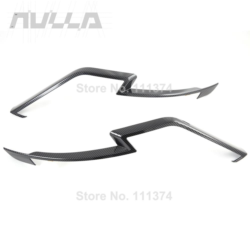For Kia Carnival KA4   2022 Front Hood Bonnet Headlamp Eyebrow Trim Cover Car Accessories Exterior