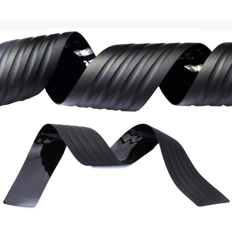 Universal Car Trunk Door Guard Strips Sill Plate Protector Rear Bumper Guard Rubber Mouldings Pad Trim Cover Strip