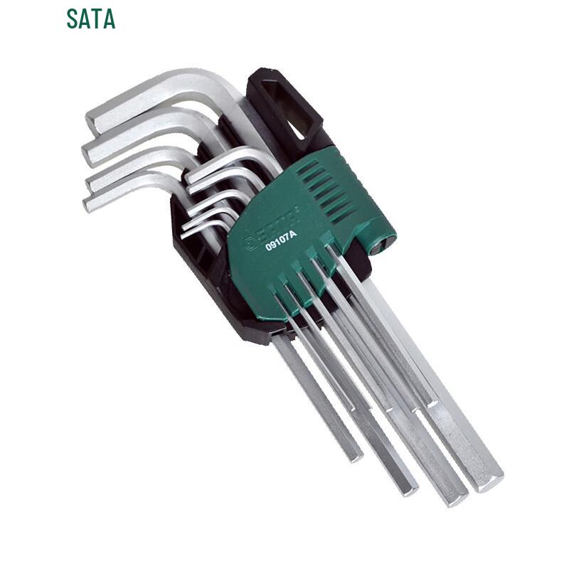 SATA 09107A 9-Piece Extra Long Hex Key Set