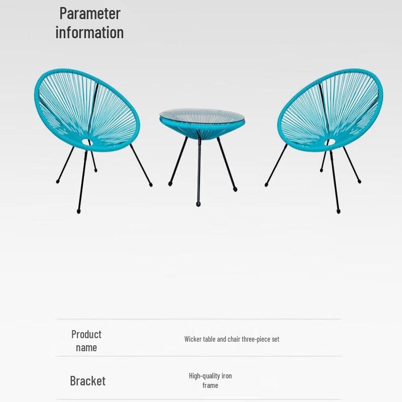 OLOMM Outdoor PE Rattan Lounge Chair