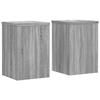 VidaXL Supports pour plantes 2 pcs sonoma gris bois d'ingénierie, support de fleurs, support de pot, support pour plantes 852911