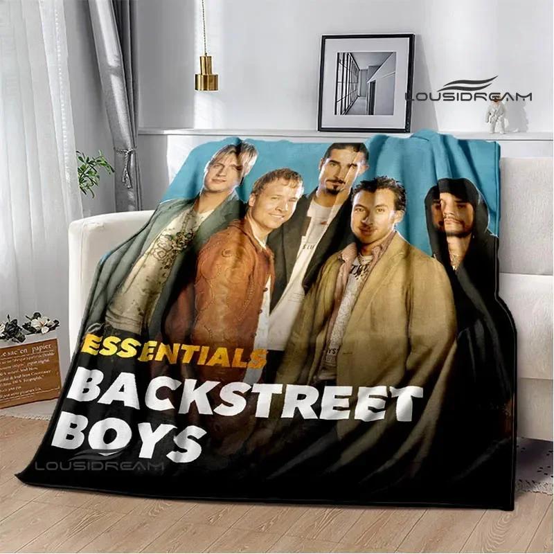 BSB Band Backstreet Boys Print Blanket Picnic Blanket Flannel Warm Blankets Soft Cozy Blankets Home Travel Blanket Birthday Gift