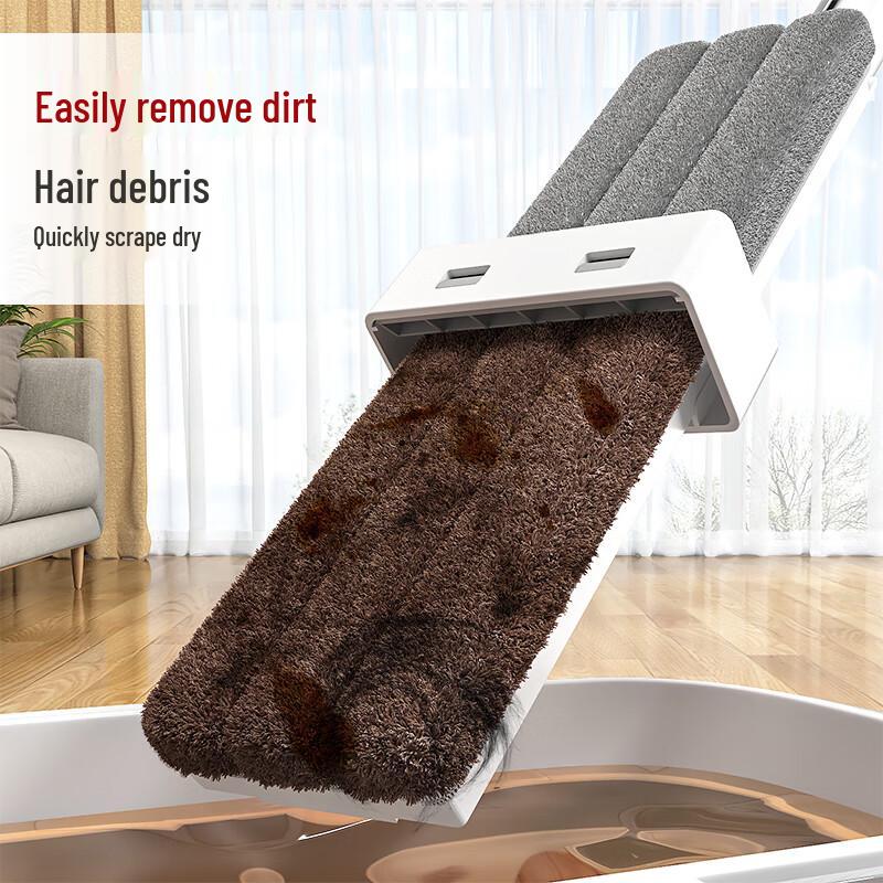 Großer Freihand-Nass- und Trocken-Flachmopp