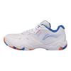 Li Ning Slip Resistant, Abrasion Resistant, Breathable Low top Badminton Shoes Unisex White AYTS016-1