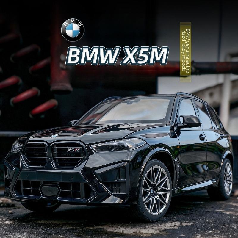 Officially Licensed 1:18 BMW X5M Alloy Car Model Pull-back Toy Vehicle Simulation Diecast Collection Miniature Voiture Boy Gift