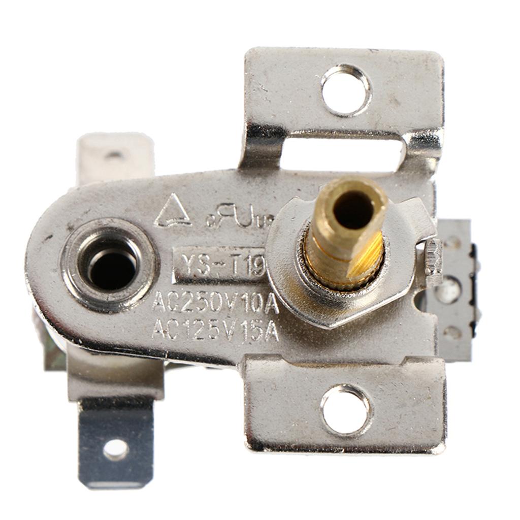 Kompakter Elektroofen Thermostat Mechanischer Einstellbarer Temperaturschalter Universelle Reparaturteile Zubehör Metall