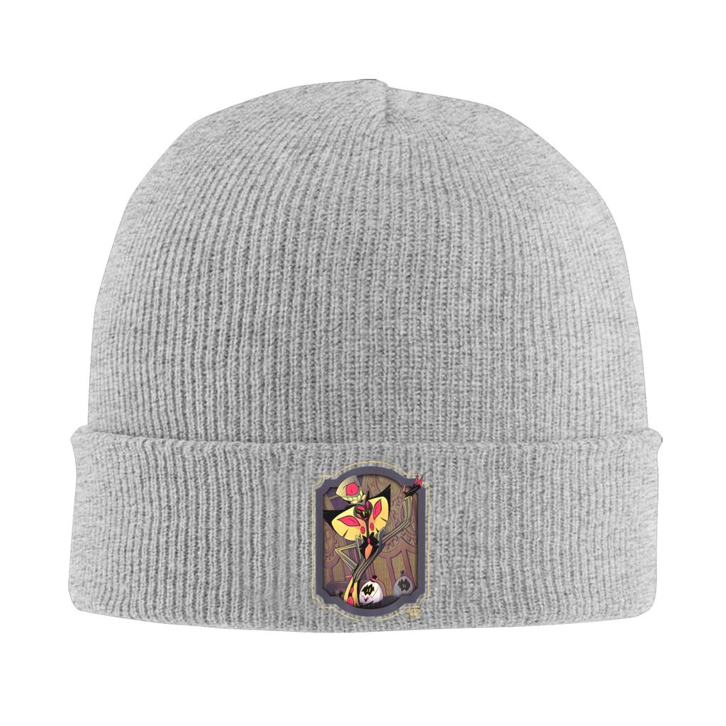 Men Women Unisex Hazbins Hotels Sir Pentious Beanie Hats Cute Knitting Hat Autumn Outdoor Caps Thermal Elastic Bonnet Hats