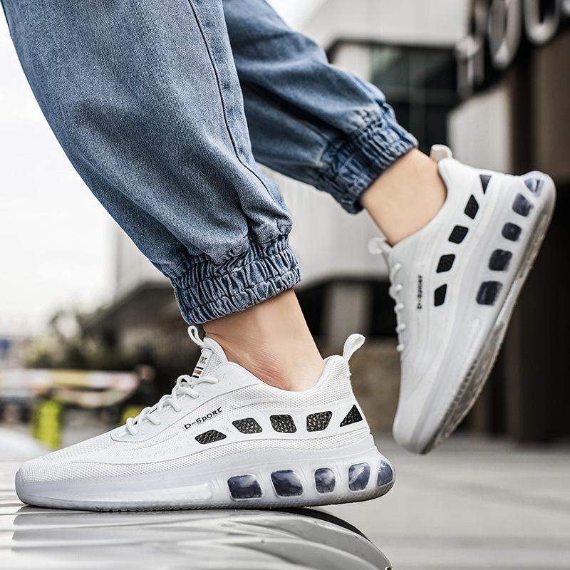 Fashion Leisure Increase 2024 Summer and Autumn New Men's Shoes Casual Shoes Breathable Sports Shoes Men's Walking Shoes