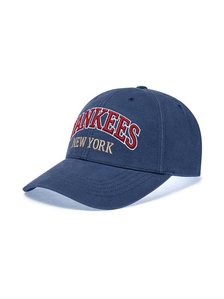 Emelbi Hip Street Lettering Structured Ball Cap Ny (Navy)