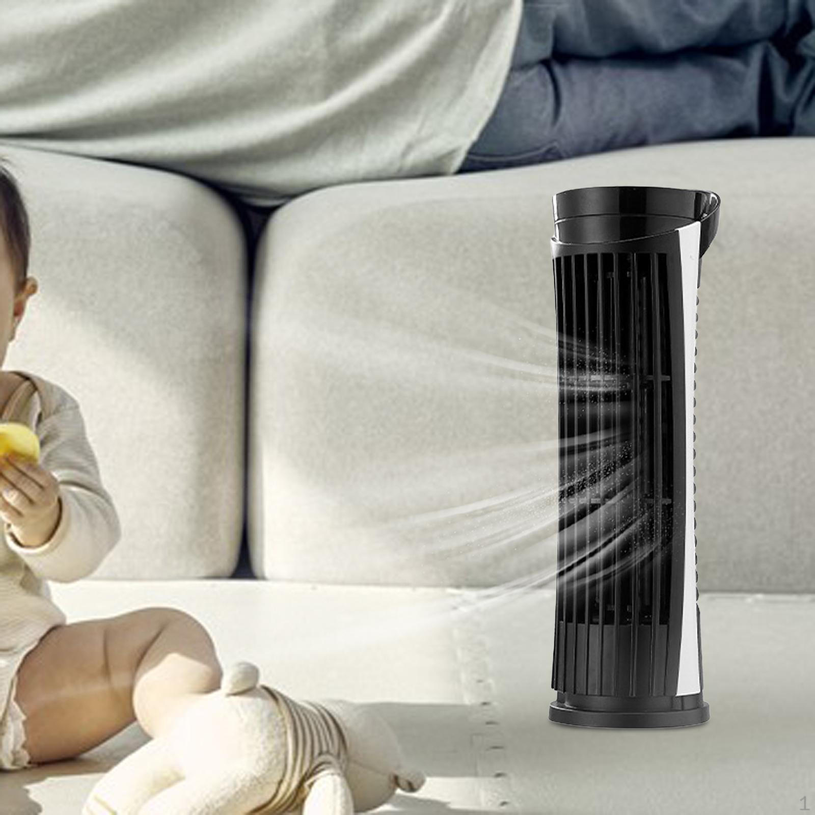 Compact USB Fan with Adjustable Speeds for Home And Office Use чёрный