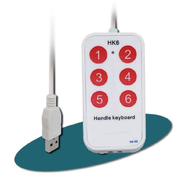 6 Key Ergonomic Programmable Keypad Function Convenient Setting for Instrument Control Keyboard Accessories