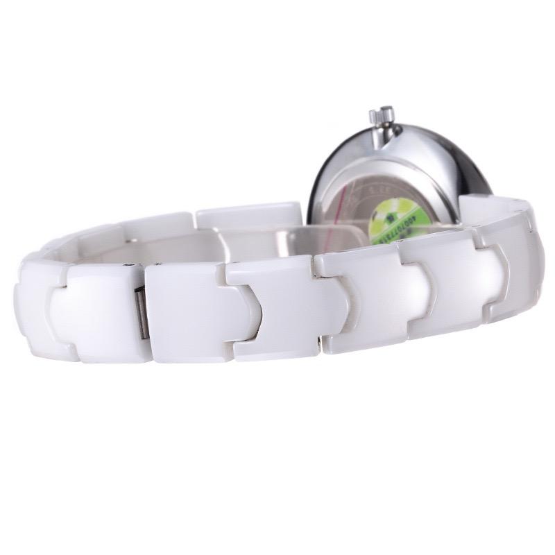 Luxury Crystal Diamond Watches Women Fashion Waterproof Quartz Ladies Casual Watch Ceramics Strap Women Watch Girl's Gift