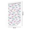 Wallpaper Colorful airplanes and helicopters for living room and bedroom 50x1000