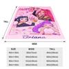 1PC Personalized Name K-Pop D-Demon H-Hunters Blanket Girls Boys Plush Throw Blanket Novelty Warm Blanket All Season Gift