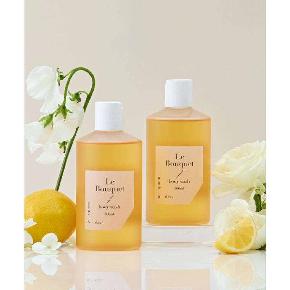 Monthndays Perfume Care Body Wash Le Bouquet Floral Fragrance 300ml 2 FREE