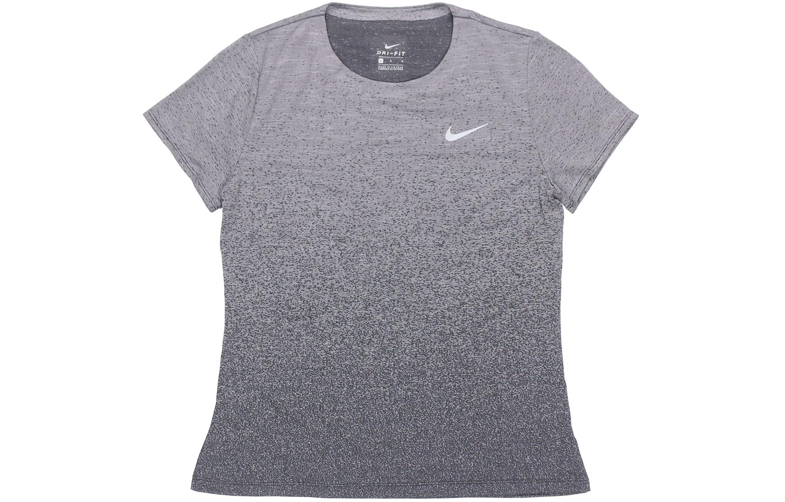 Nike T Shirts Women s Gray Crew Neck Moderate Other 928951-036 S