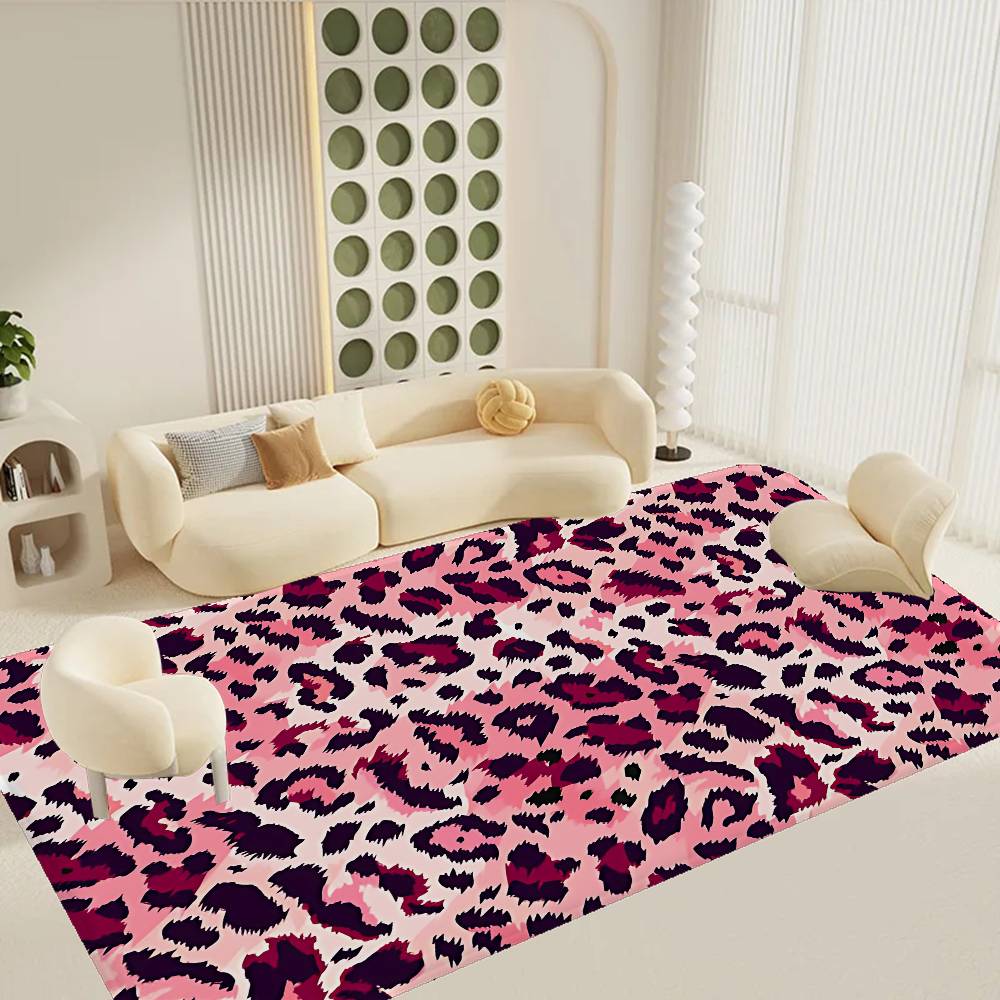 Leopard Print Entrance Door Mat Nordic Style Home Doormat Bathroom-Toilet Mats Bedroom Hotel Decor Mat