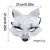 Halloween Foxes Cosplay Mask Masquerade Foxes Face Mask Animal Cosplay Mask For Women Man Masquerade Halloween Cosplay