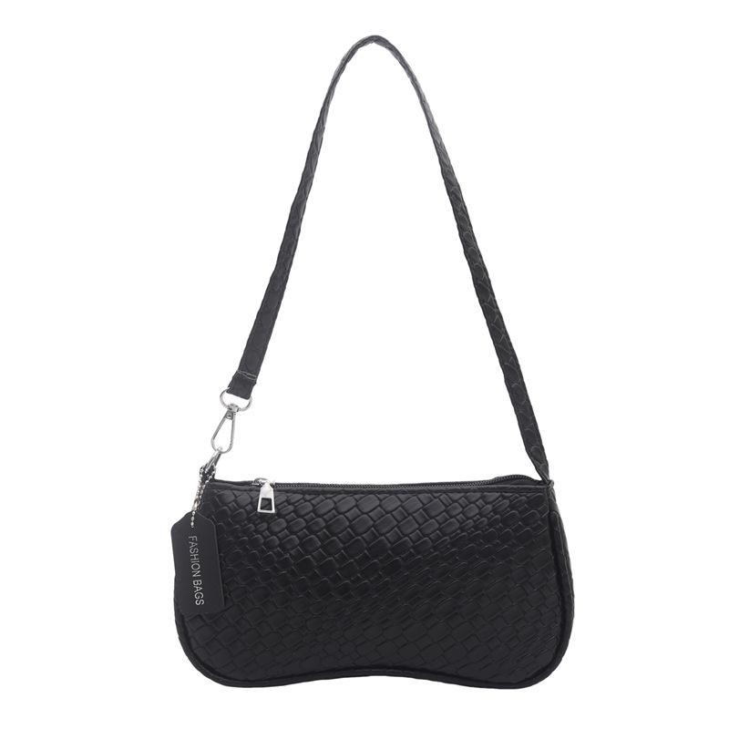 Minimalist Woven Large Capacity Casual Single Shoulder Handheld Handbag Small Square Bag