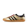 Gucci x Gazelle Leather Athleisure Sneakers Women's Gold