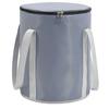 Cicogna Foot Bath Bucket, Foldable with Lid, Simple Icing Bucket, Blends Into Any Room, Perfect for Camping, Sports, Lightweight, Portable, Deep (Gray