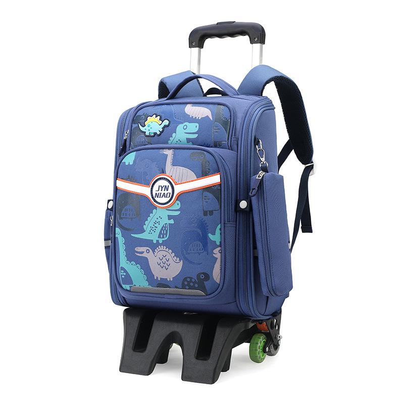Sacs à dos à roulettes légers pour les classes de CM1-6ème: Sacs à dos détachables à double usage pour garçons et filles