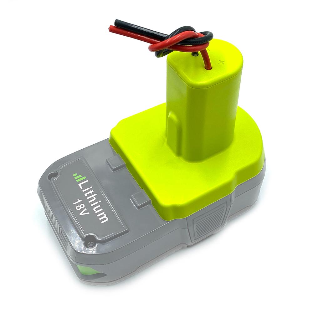 

Адаптер Power Wheels для Ryobi One Plus 18 В, литий-ионный аккумулятор, адаптер «сделай сам», разъем для электроинструмента с проводами 12AWG P108 P107