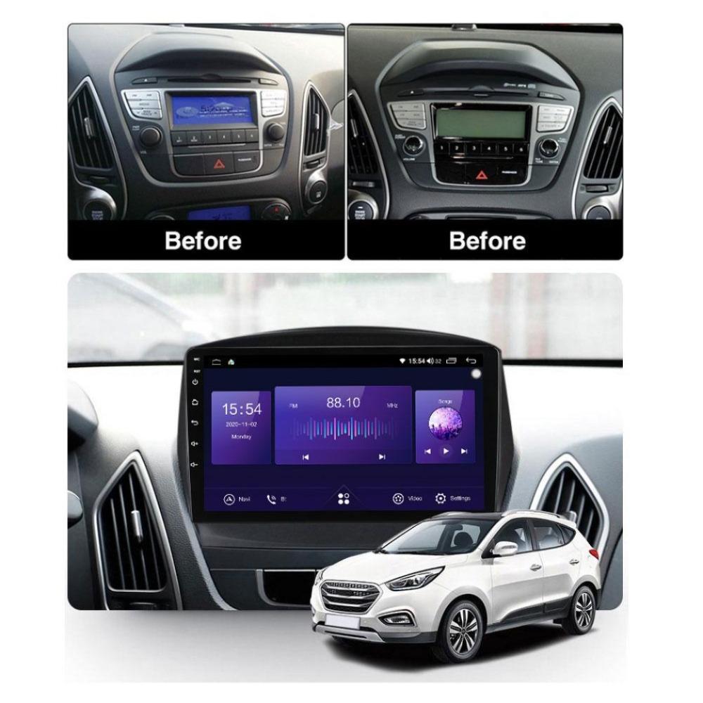 Radio Stereo Auto Android 9" pentru Hyundai IX35 Tucson 2 LM 2009-2015 Player Multimedia Auto DVD Boxe Unitate Principală Audio WIFI 1+16GB