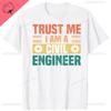 Funny Father Day T-shirt Men Trust Me I Am An Engineer Tshirt Geek Male Tops Letter Math Equation Print Tees Custom Students Tee