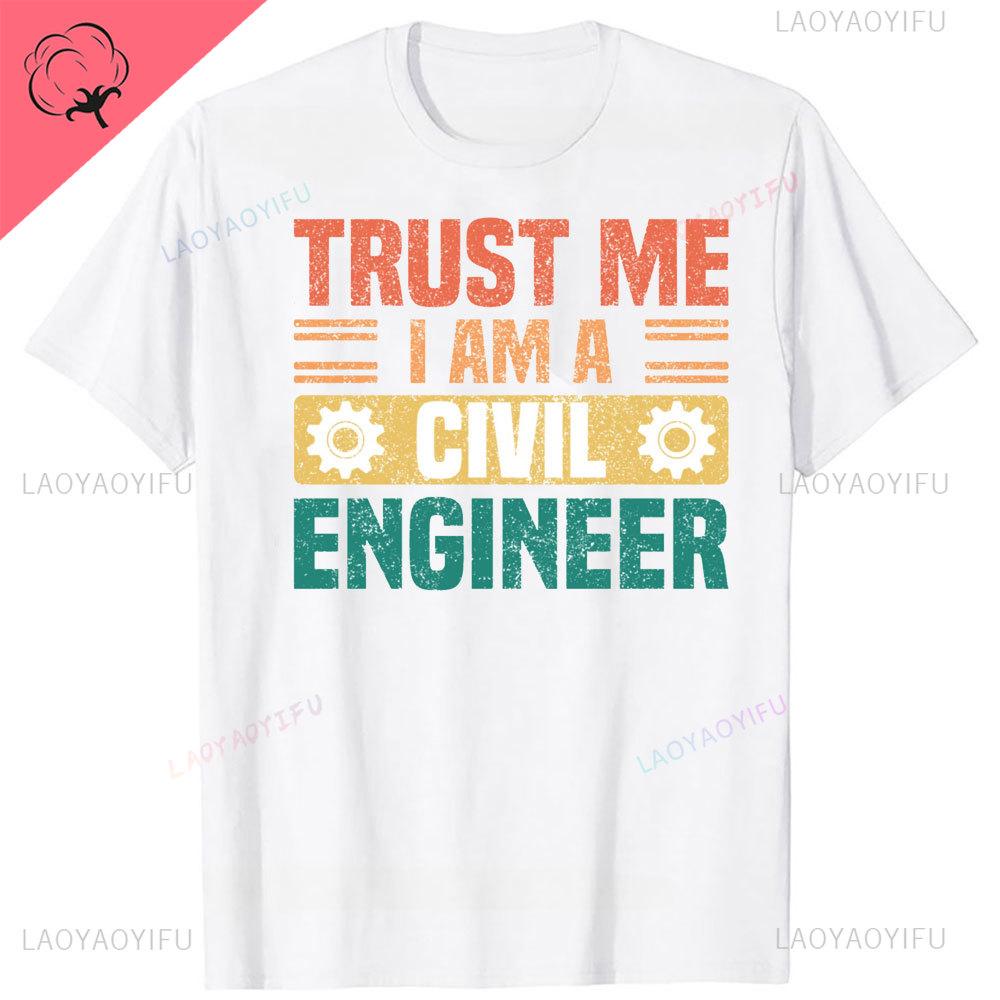 Funny Father Day T-shirt Men Trust Me I Am An Engineer Tshirt Geek Male Tops Letter Math Equation Print Tees Custom Students Tee