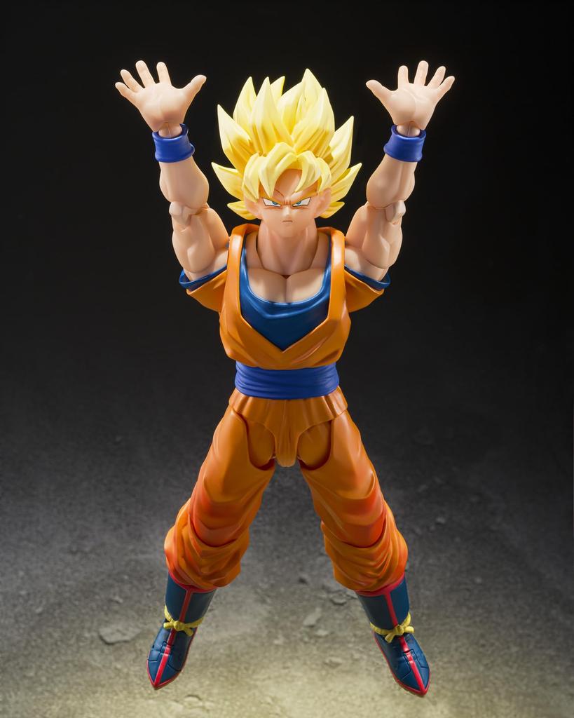 TAMASHII NATIONS Dragon Ball Z Super Saiyan Son Goku Beginning of the Final Approximately 145mm PVC ABS Painted Movable Figure S.H.Figuarts (The