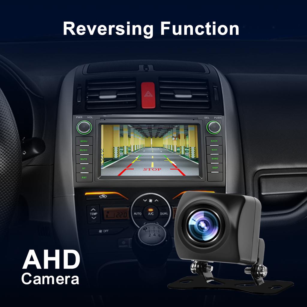 REAKOSOUND Autoradio 7'' Touchscreen Carplay für Toyota auris 2 Din Auto-Multimedia mit Bluetooth Video Autoradio Radioempfänger