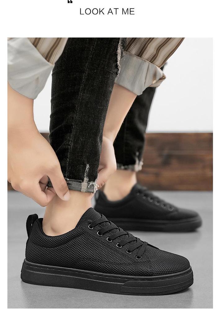 2026 Breathable Men's Canvas Shoes - Trendy Korean Style Casual Sneakers