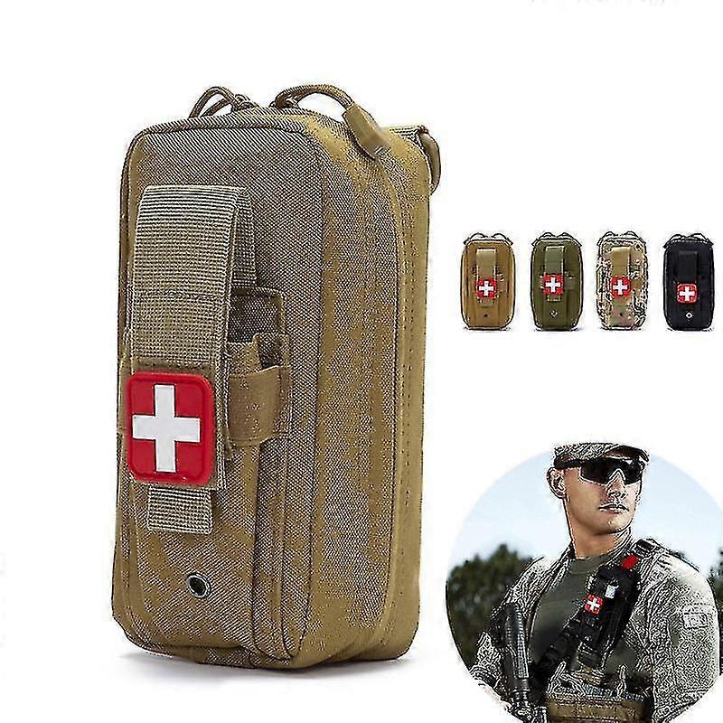 EVAGO Molle Medical Pouch, Tourniquet Holder Tactical First Aid Pouch, Ifak Pouch, Emergency Survival Bag For Camping