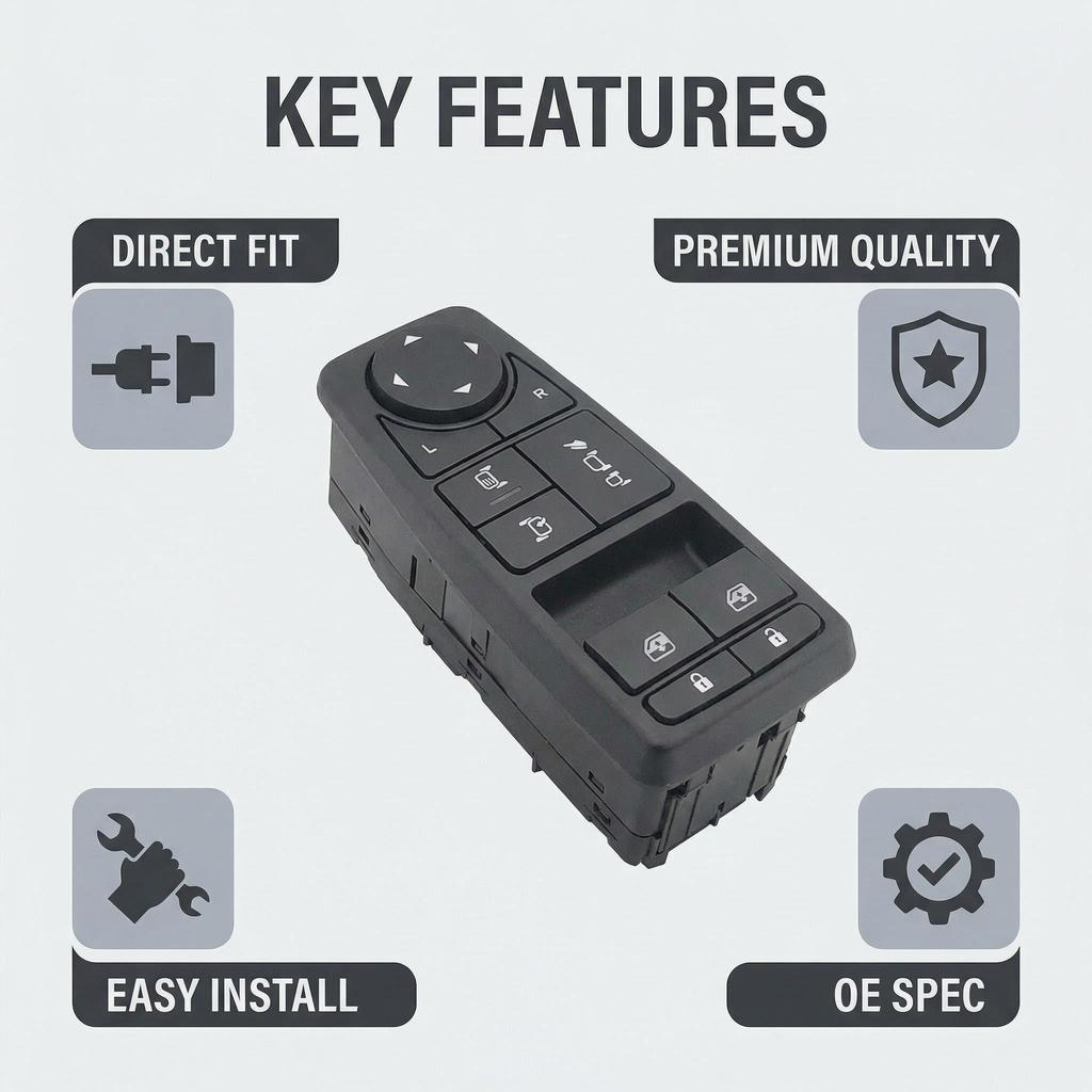 81258067107 81258067095 81258067109 81258067092 For MAN TGL TGM TGS TGX Truck Electric Power Window Control Switch Button