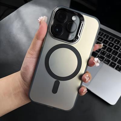 Ultra dünne transparente harte PC-Magnet-Handyhülle für iPhone 15 14 13 12 11 Pro Max 15 Plus Für Magsafe Wireless Charge Cover