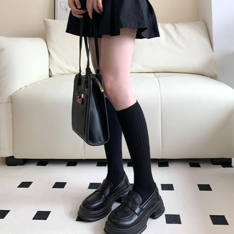 Allison Gold Knee Socks Long Socks