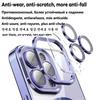 Luxury Plating Magnet Cover For Magsafe Case Iphone 16 15 14 Plus 17 Air 11 12 13 11 Pro Max Apple Logo Magnifier Camera Protect