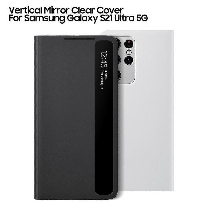 Smart View Phone Case For Samsung Galaxy S21 Ultra 5G Smart View Flip Cover Intelligent Phone Cover