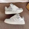2025 autumn Hong Kong style new student versatile couple casual board shoes niche design bread shoes women ins tide