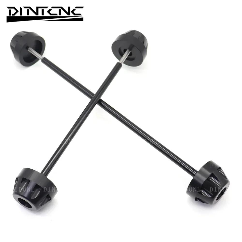 Rear Front Axle Fork Crash Slider For YAMAHA YZF-R7 YZF R7 2021 Motorcycle Wheel Protector YZFR7 YZF690 2022 2024 Accessories