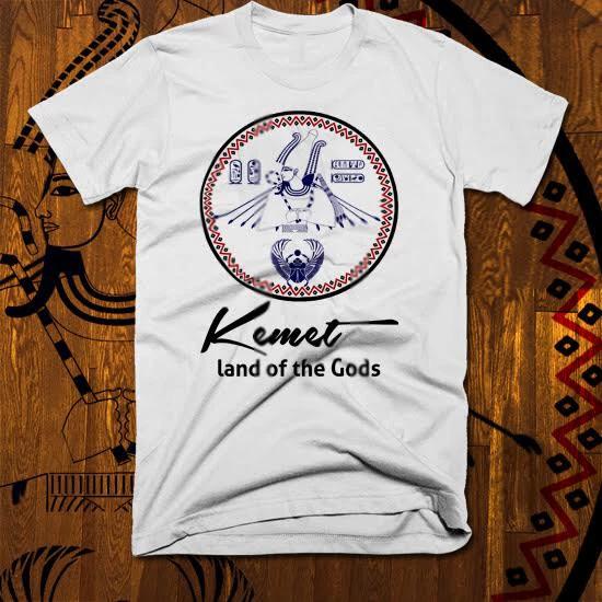 Egyptian Kemetic T-Shirt Egypt Ankh Eye Of Horus Pharaoh MAAT Ramesses Cleopatra S