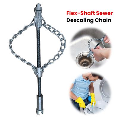 Flex-Shaft Sewer Descaling Chain Multi-Purpose Spring Drilling Tool Spring Oil Plugging Pipe Dredger for Kitchen Bathroom