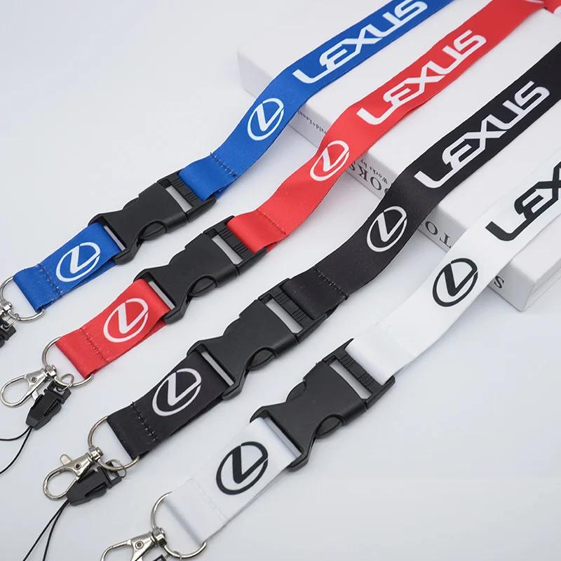 lexus Neck Strap Lanyard Car Keychain Key Holder For Lexus CT200h ES250 ES300h NX300h RX350 IS250 IS200 GS300 Auto Accessories EC4